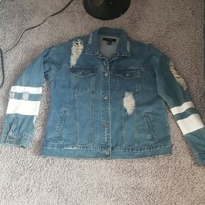 DISTRESSED DENIM JACKET